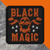 Screaming Skull Embroidered Patch